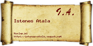 Istenes Atala névjegykártya